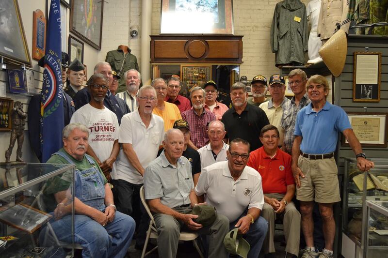 Veterans at the Alabama Veterans Museum and Archives in Athens Alabama